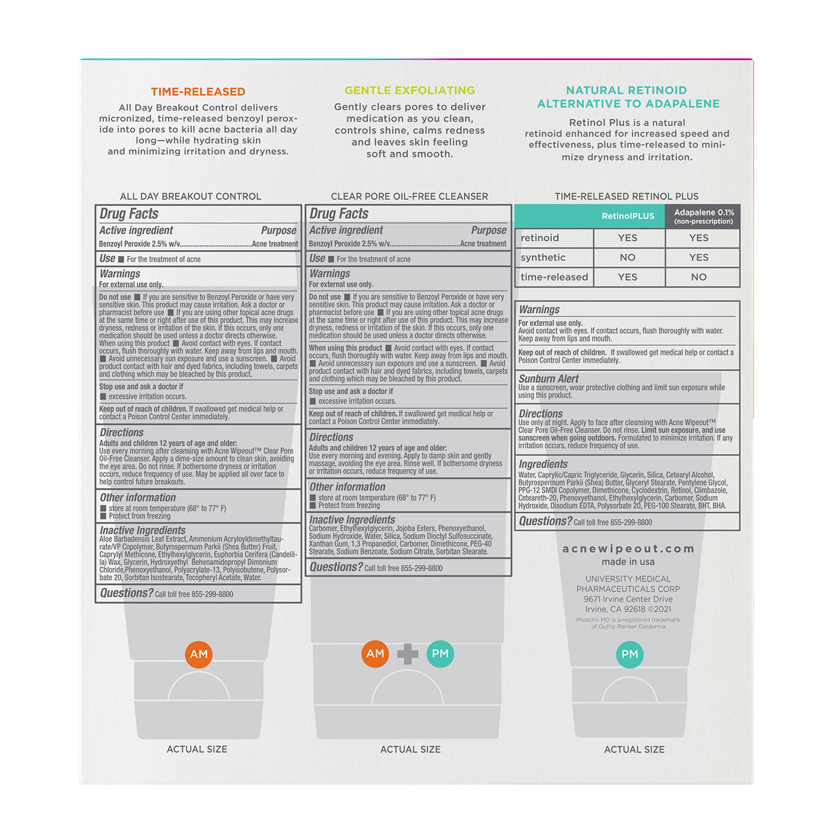 Acne Wipeout® Clinical Acne System